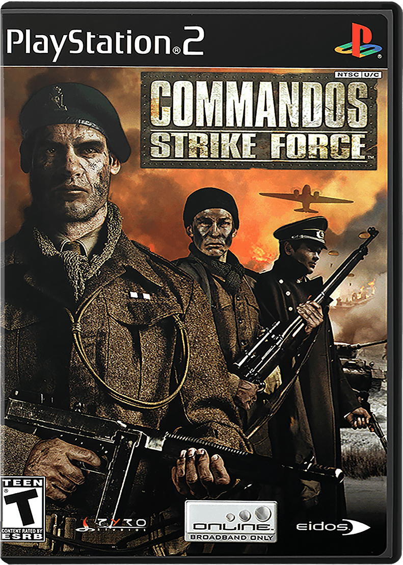 Commandos Strike Force [Promo Not For Resale] box art for Playstation 2